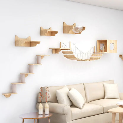 “Wall Cat Perch – Bridge, House & Climbing Fun”