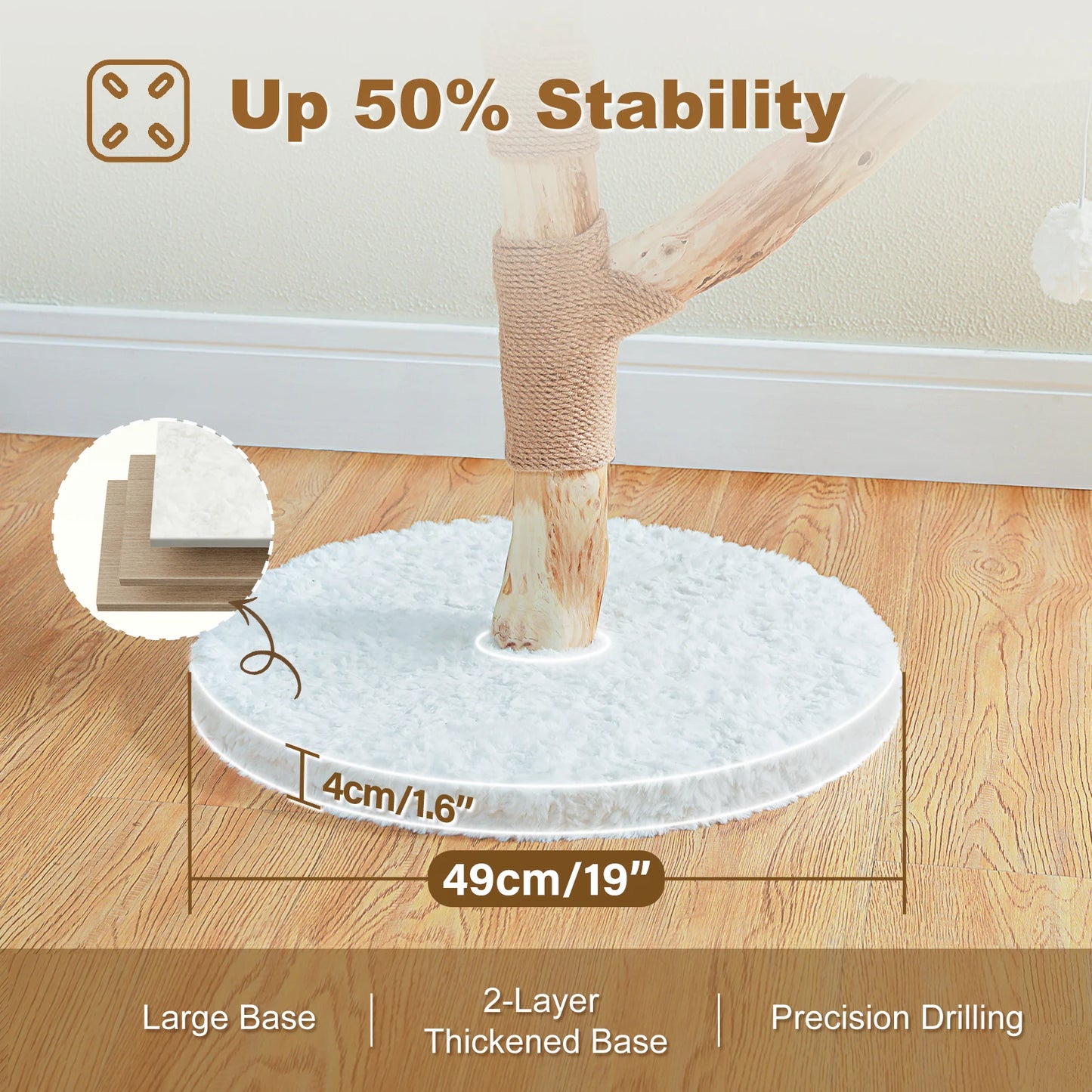 “Blossom Tree – Cat Tower with Scratcher & Bed”