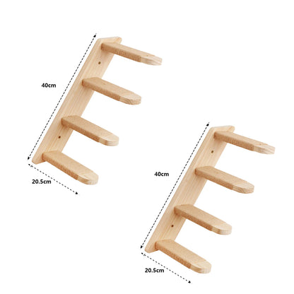 “Kitty Climb & Chill – Wall Set with Bridge”