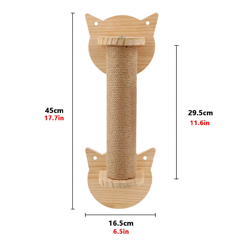 “Purrfect Wall Fun – Cat Hammock & Climber”