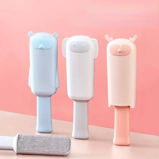 Reusable Lint and Pet Hair Remover Brush – Portable, Static-Free Roller for Clothes and Fabrics