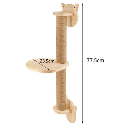 “Kitty Climb & Chill – Wall Set with Bridge”