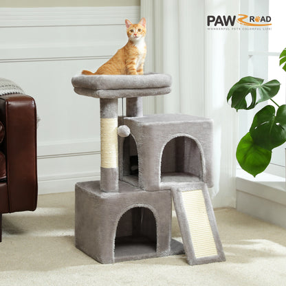 “Mega Cat Tower – Condos, Scratch Posts & Toys”