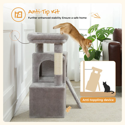 “Mega Cat Tower – Condos, Scratch Posts & Toys”