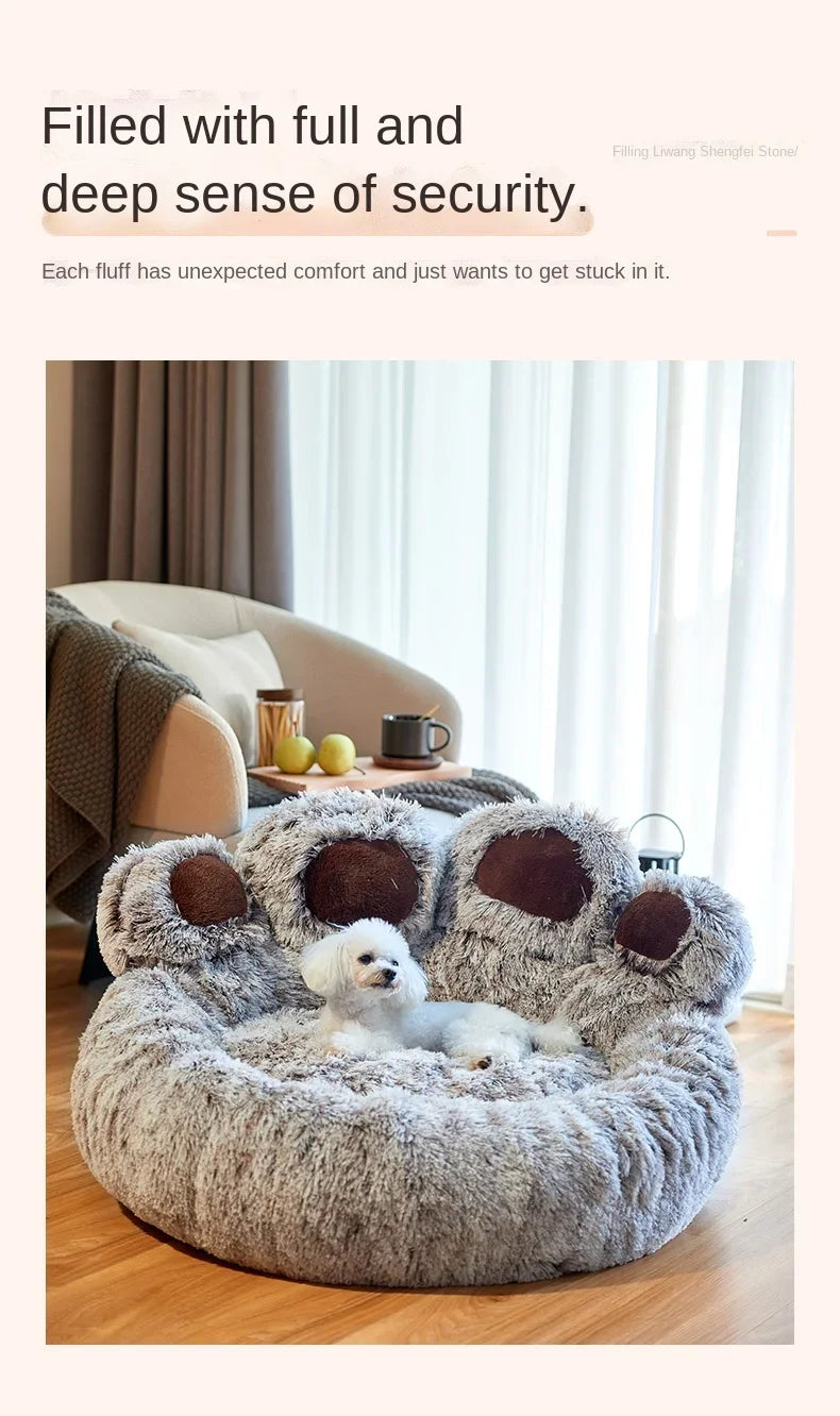Kennel Winter Warm Deep Sleep Small Dog Dog Mattress Removable and Washable Pet Dog Supplies