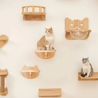 “Purrfect Wall Fun – Cat Hammock & Climber”