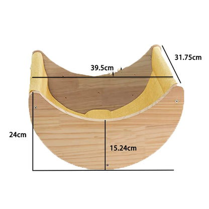 “Purrfect Wall Fun – Cat Hammock & Climber”