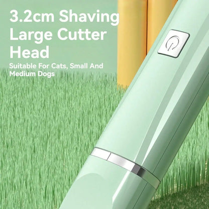 Rechargeable Pet Grooming Kit – Low-Noise Trimmer & Cordless Nail Grinder for Dogs