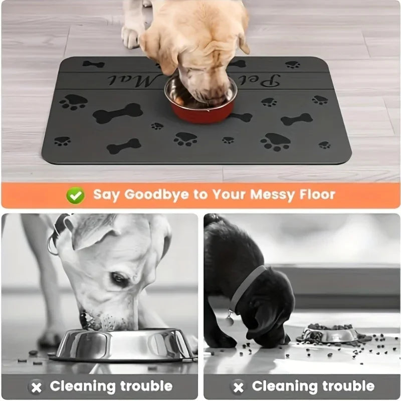 Waterproof Pet Feeding Mat – Quick-Dry Absorbent Non-Slip Design