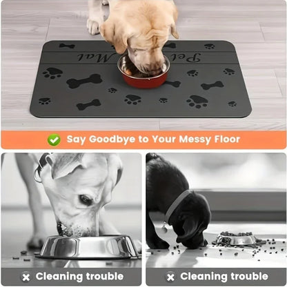 Waterproof Pet Feeding Mat – Quick-Dry Absorbent Non-Slip Design
