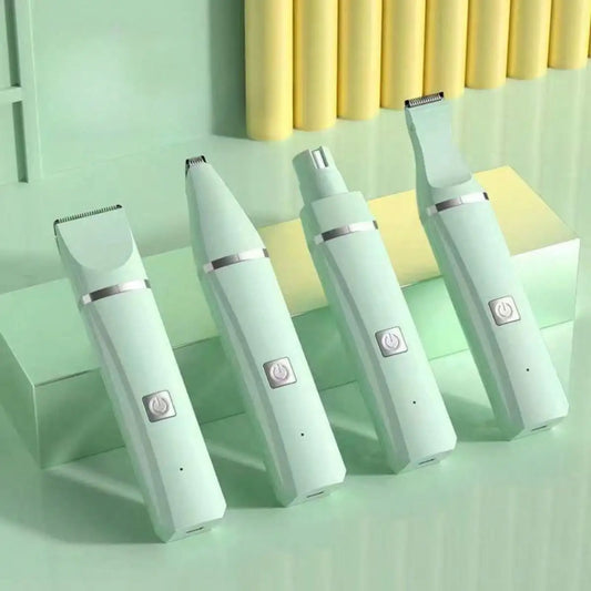 Rechargeable Pet Grooming Kit – Low-Noise Trimmer & Cordless Nail Grinder for Dogs