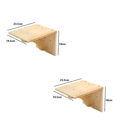 “Kitty Climb & Chill – Wall Set with Bridge”