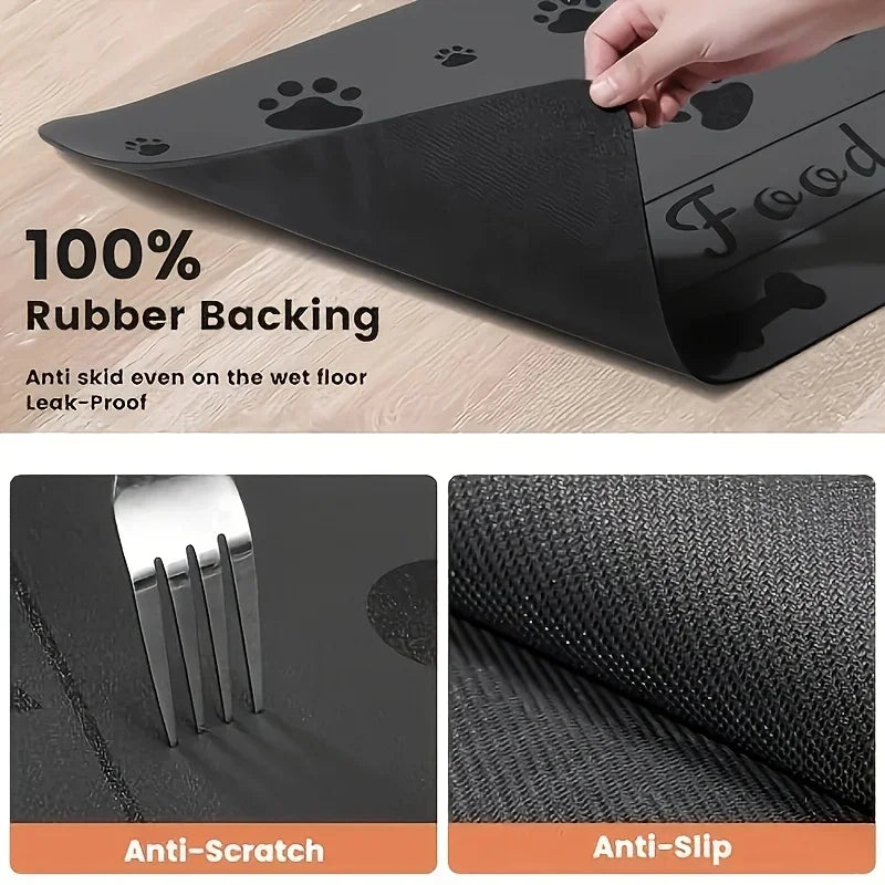 Waterproof Pet Feeding Mat – Quick-Dry Absorbent Non-Slip Design