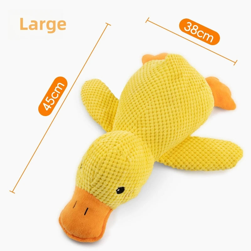 “Plush Duck Toy – Molar Relief & Fun Sounds”
