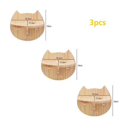 “Kitty Climb & Chill – Wall Set with Bridge”