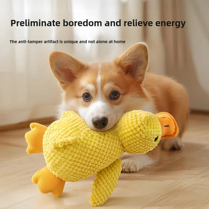 “Plush Duck Toy – Molar Relief & Fun Sounds”