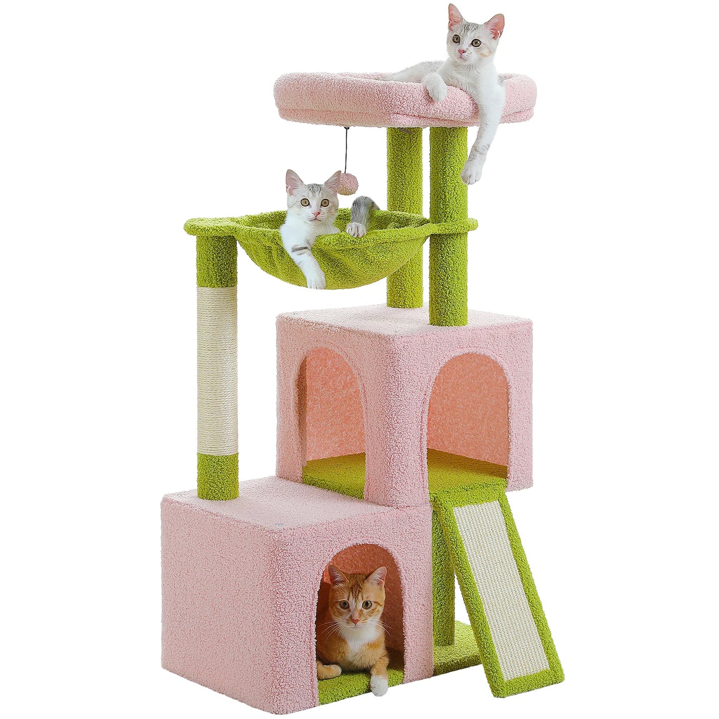 “Mega Cat Tower – Condos, Scratch Posts & Toys”