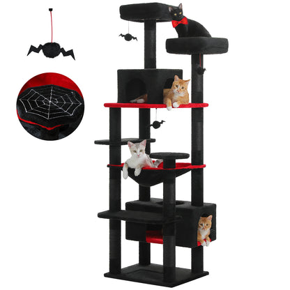 “Purr Palace – Large Tree with Scratcher & Bed”