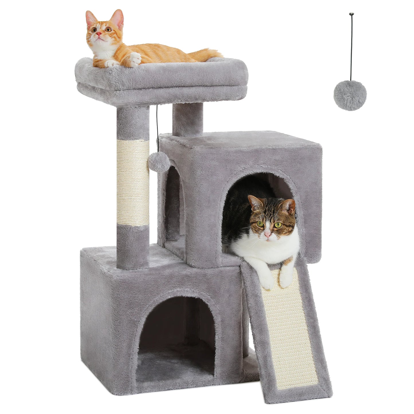 “Mega Cat Tower – Condos, Scratch Posts & Toys”