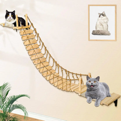 “Wall Cat Perch – Bridge, House & Climbing Fun”