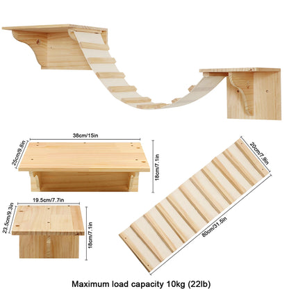 “Wall Cat Perch – Bridge, House & Climbing Fun”