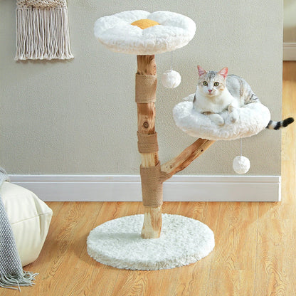 “Blossom Tree – Cat Tower with Scratcher & Bed”