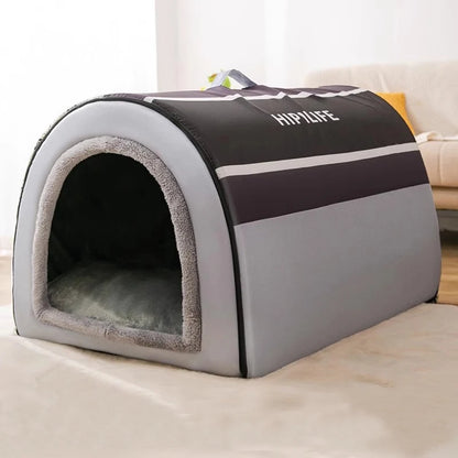 Winter-Ready Large Dog Kennel – Insulated, Removable, Four-Season Use
