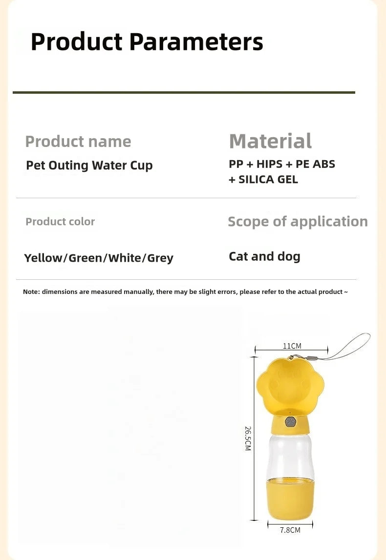 “PawTumbler – Travel Water Bottle for Dogs”