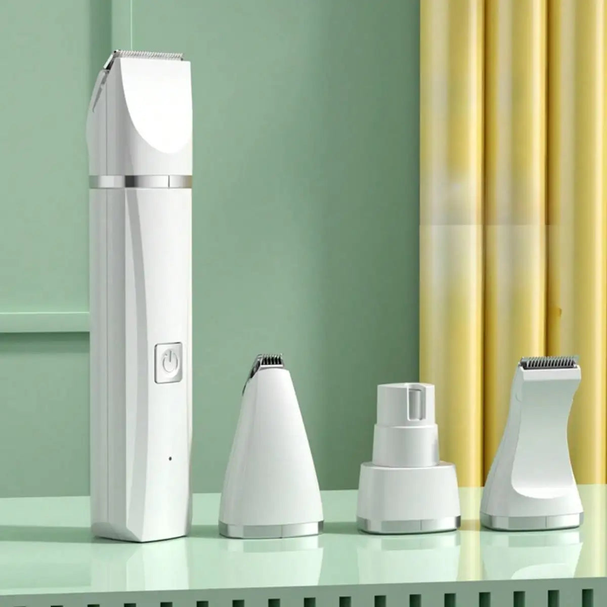 Rechargeable Pet Grooming Kit – Low-Noise Trimmer & Cordless Nail Grinder for Dogs