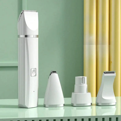 Rechargeable Pet Grooming Kit – Low-Noise Trimmer & Cordless Nail Grinder for Dogs
