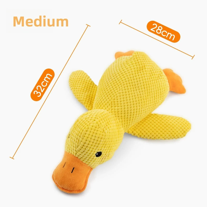 “Plush Duck Toy – Molar Relief & Fun Sounds”