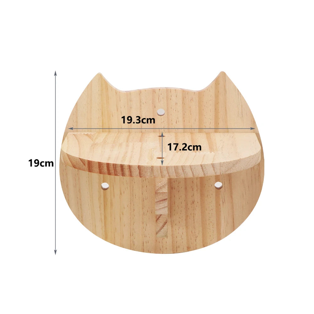 “Wall Cat Castle – Hammock, Steps & Macrame Nest”