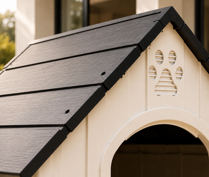 Weatherproof Insulated Dog Kennel for Medium to Large Dogs – Breathable Outdoor Yard Shelter